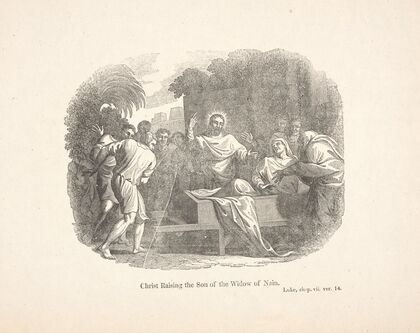 Christ raising the son of the widow of Nain. — size preview