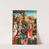 Christ taking leave of his Mother, with a donor family kneeling in the foreground by Jörg Breu The Elder