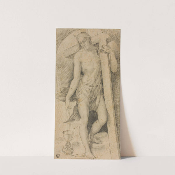 Christ with the Cross by Circle of Rosso Fiorentino