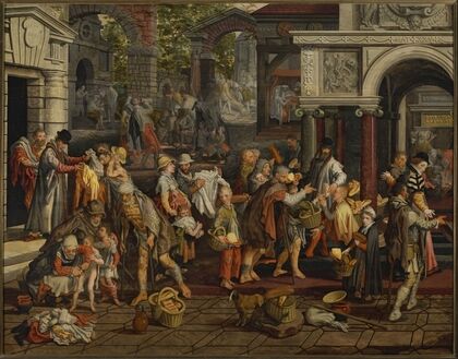 Christian deeds of mercy (Matthew 25-35-36)