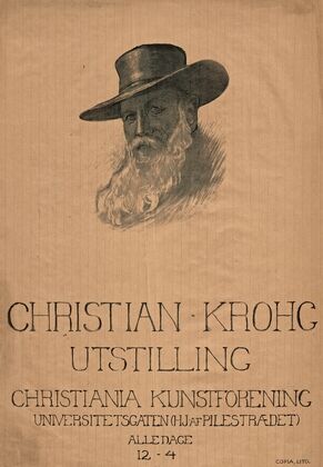 Christian Krohg; utstilling (1920)