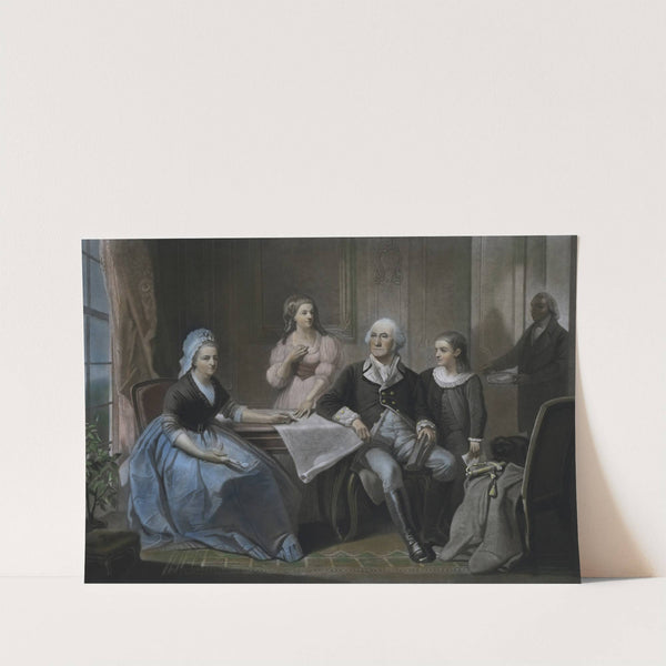Christian Schussele, Washington and His Family by William Sartain