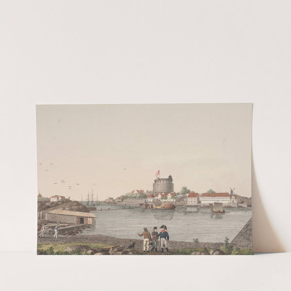 Christiansø. Sydhavnen (1818 – 1819) by Søren L. Lange
