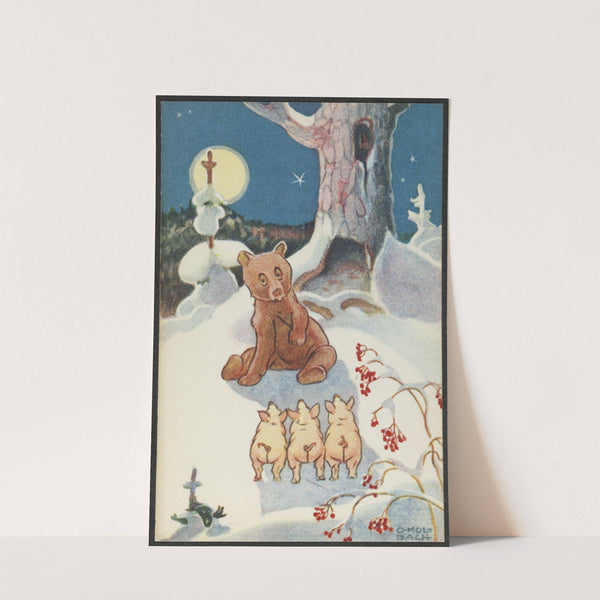 Christmas card by Olaf Christoffer Mølbach