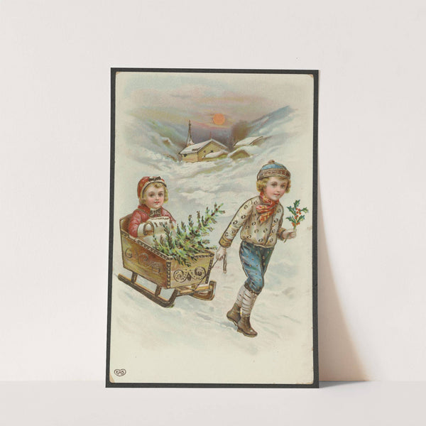 Christmas card by E. A. Schwerdtfeger