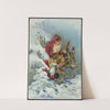 Christmas card with Santa Claus by Selmar Bayer