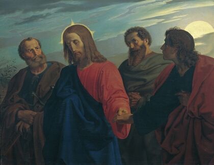 Christ’s Farewell to His Disciples (Going to Gethsemane)
