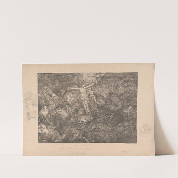 Christus aan het kruis by Henry de Groux