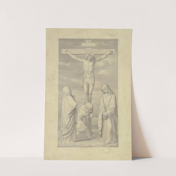 Christus am Kreuz, mit Maria, Johannes und Maria Magdalena by Joseph Schlotthauer