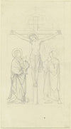 Christus am Kreuz zwischen Maria und Johannes