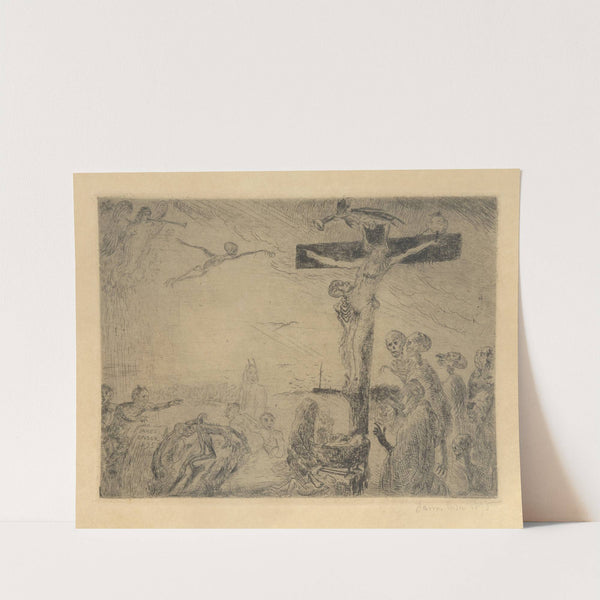 Christus door duivels gekweld by James Ensor