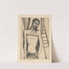 Christus, hangend aan een doek by Lodewijk Schelfhout