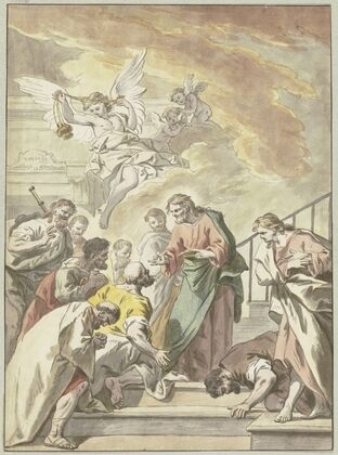 Christus reicht das Abendmahl