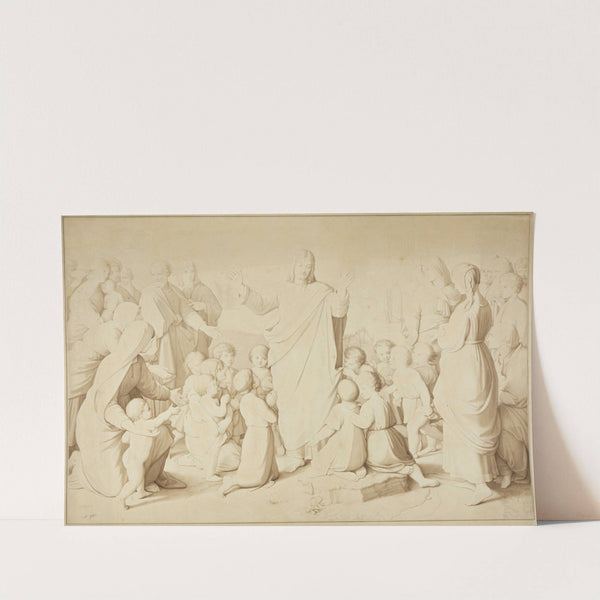 Christus segnet die Kinder by Johann Friedrich Overbeck