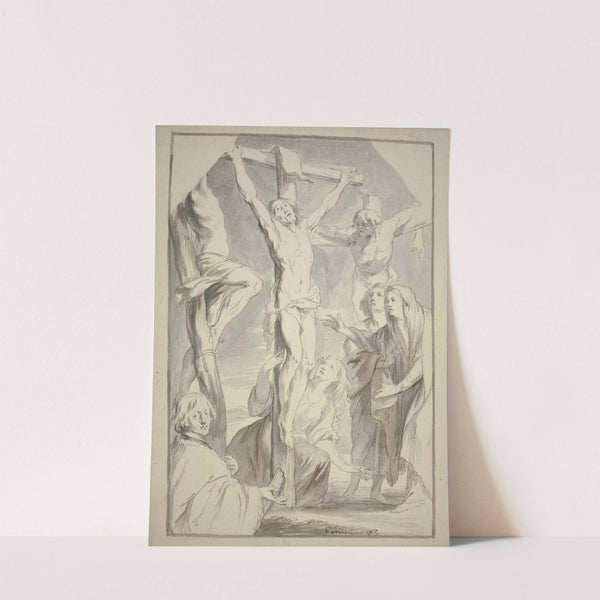 Christus und der Schächer am Kreuze by Willem Jacob Herreyns