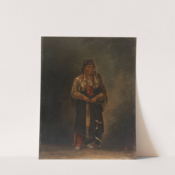Chunka-ah-luta (Red Dog) by Antonio Zeno Shindler