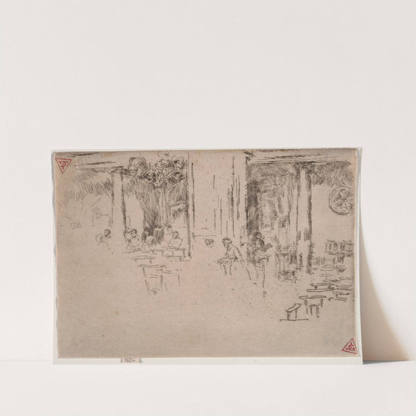 Church, Brussels (1887) by James Abbott McNeill Whistler