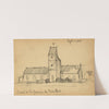 Church in St. Germain de Tournebut by Victor Alfred Lundy