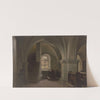 Church interior (1855) by Jakob Becker