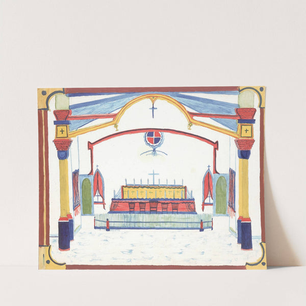 Church Interior (ca. 1880) by Lawrence W. Ladd