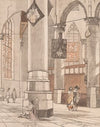 Church Interior after Pieter Saenredam.