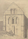 Church of Graville near Havre de Grace, Normandy; End of the North Transept