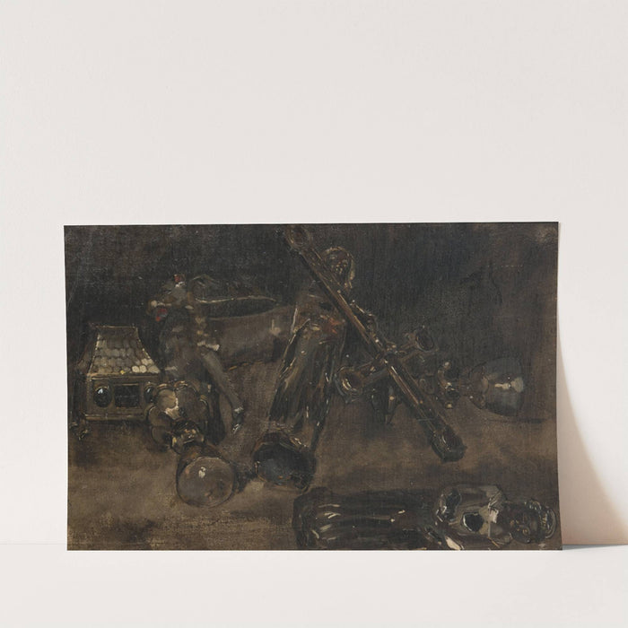 Church Plate and Images. Study for Waldemar Atterdag Holding Visby to Ransom by Carl Gustaf Hellqvist