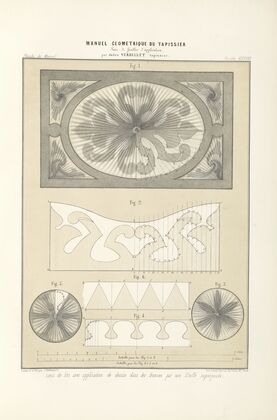 Ciels de lits avec application de dessin dans les fronces par un etoffe superposée.