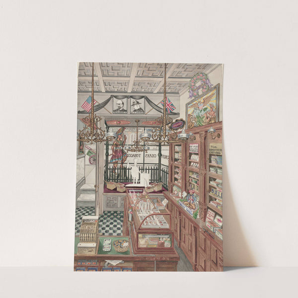 Cigar Store, 1901 by Perkins Harnly