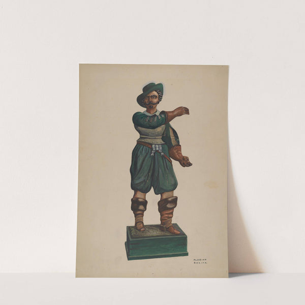 Cigar Store Figure by Florian Rokita