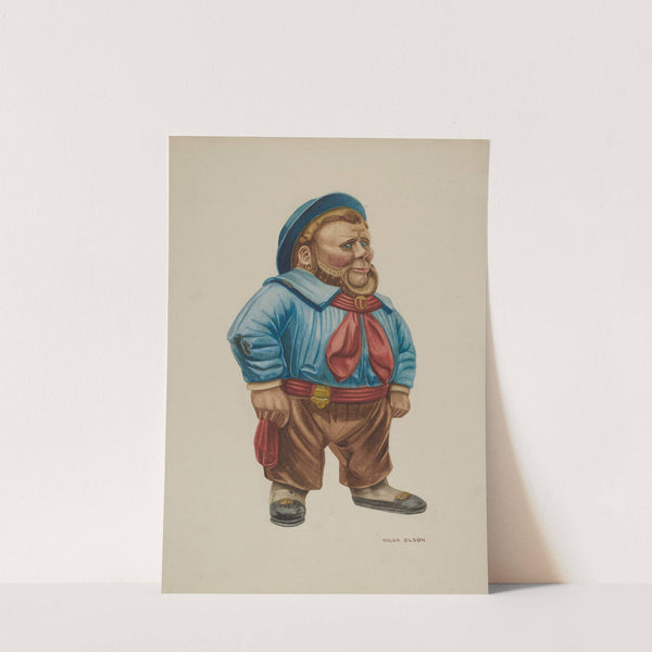 Cigar Store Figure Sailor by Hilda Olson