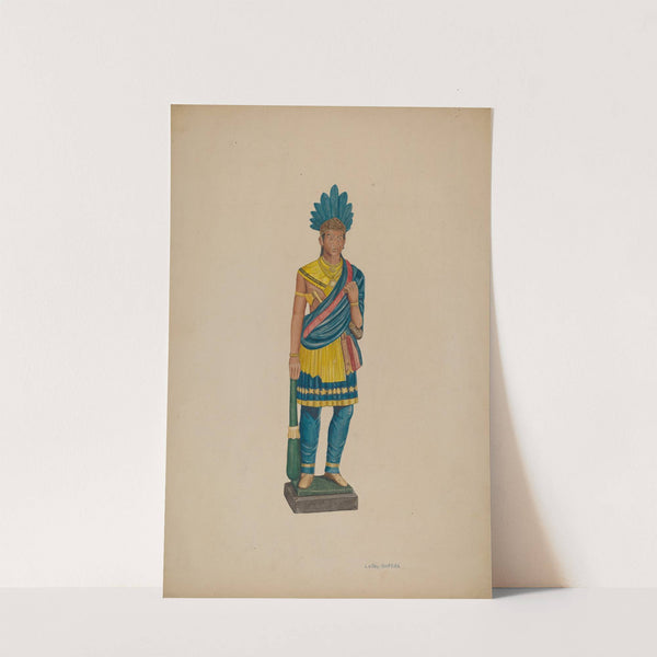 Cigar Store Indian by LeRoy Griffith