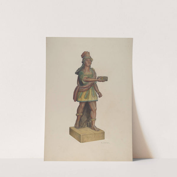 Cigar Store Indian by Raymond Chard