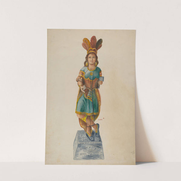 Cigar Store Indian by American 20th Century