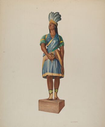 Cigar Store Indian — size preview