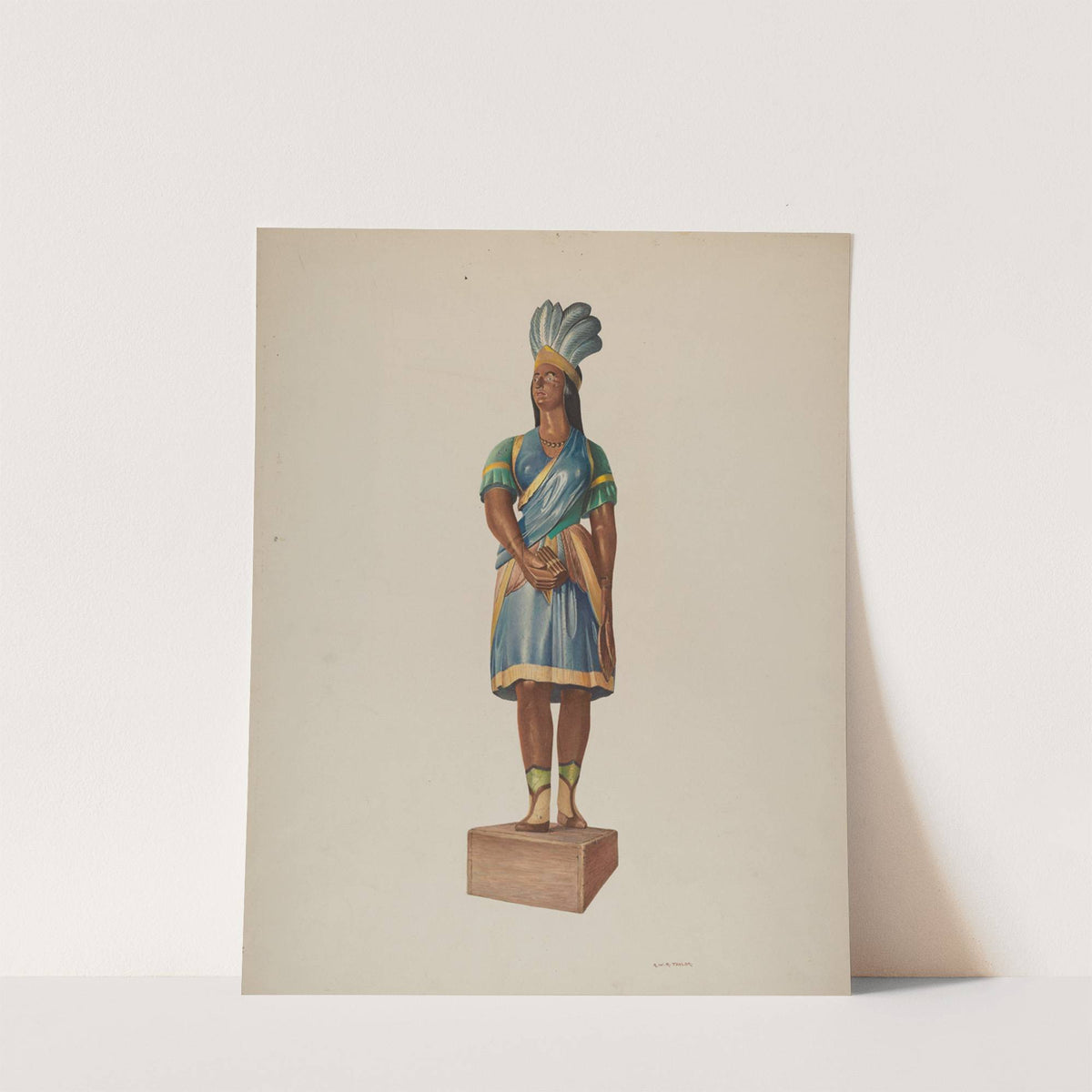 Cigar Store Indian by Robert W.R. Taylor