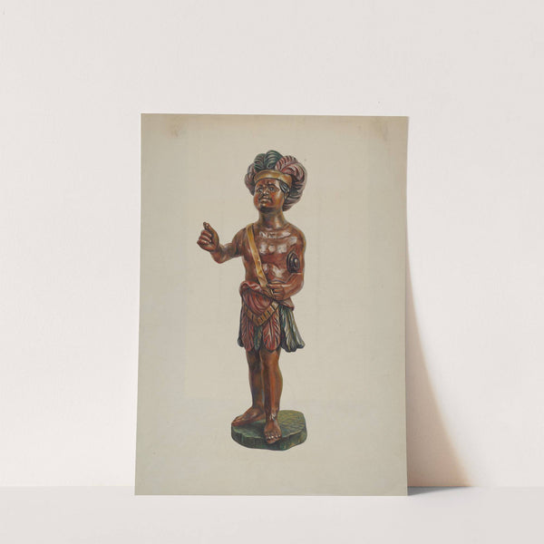 Cigar Store Indian by Walter Hochstrasser