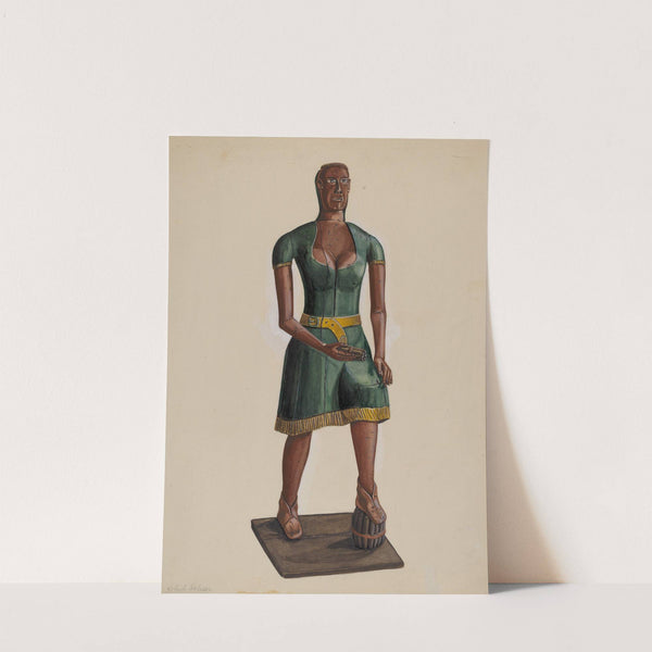 Cigar Store Indian by Yolande Delasser