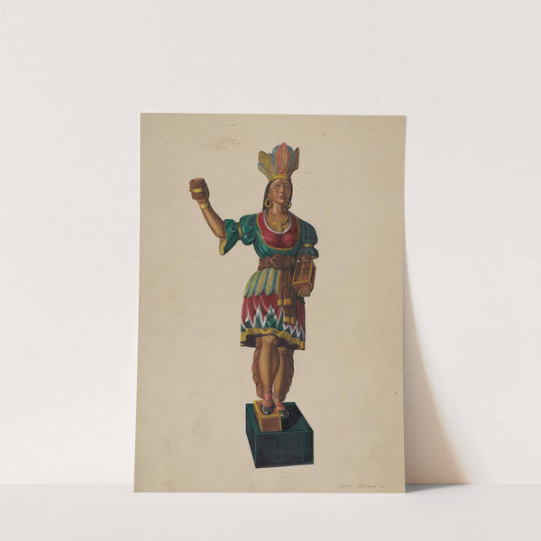 Cigar Store Indian by Arthur Mathews