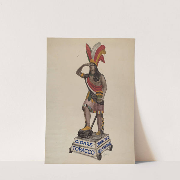 Cigar Store Indian by Augustine Haugland