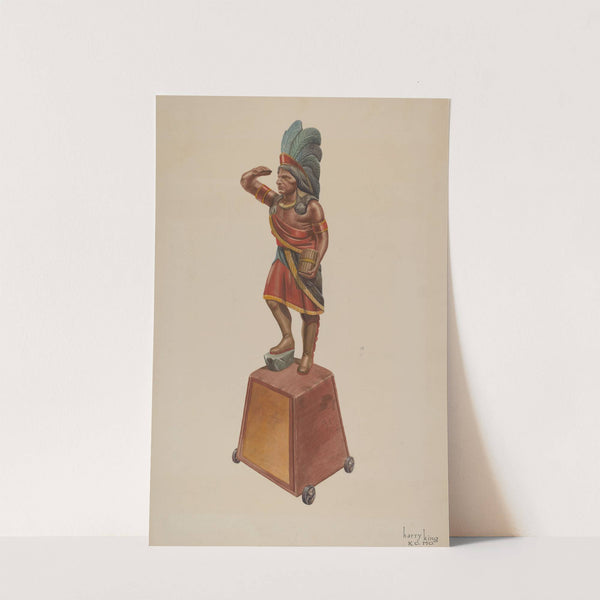 Cigar Store Indian by Harry King