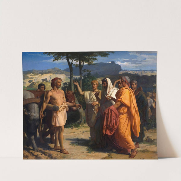 Cincinnatus Recevant Les Ambassadeurs De Rome (1843) by Alexandre Cabanel