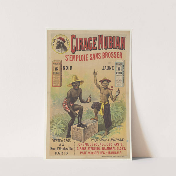 Cirage Nubian s&#8217;emploie sans brosser. vente en gros 23 rue d&#8217;Hauteville, Paris (1897) by Imp. F. Champenois