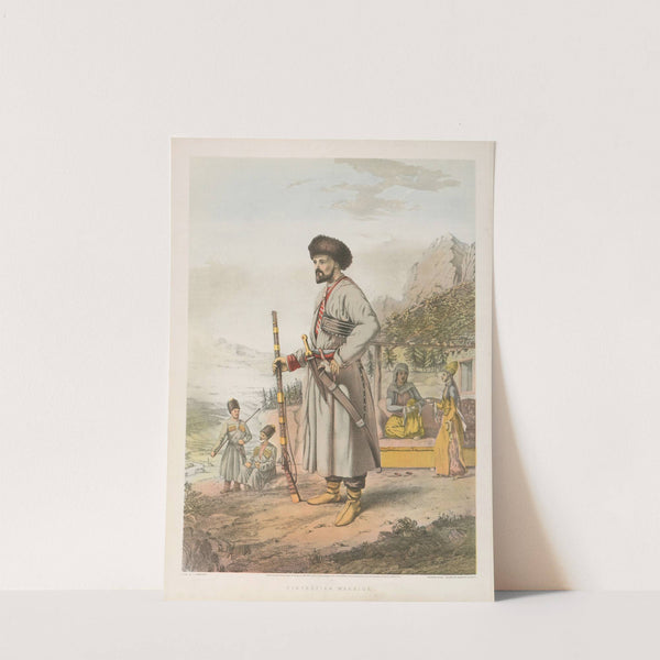 Circassian Warrior by Henry John Van-Lennep