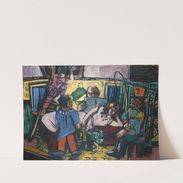 Circus Caravan (1940) by Max Beckmann