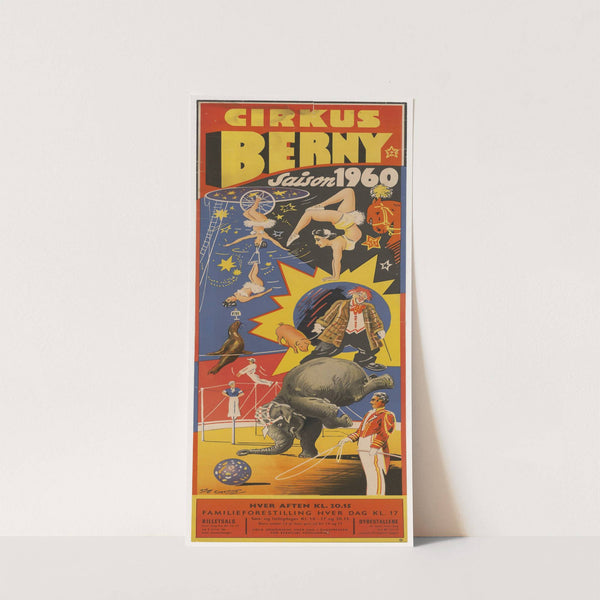 Cirkus Berny saison 1960 (1960) by Oscar Knudsen