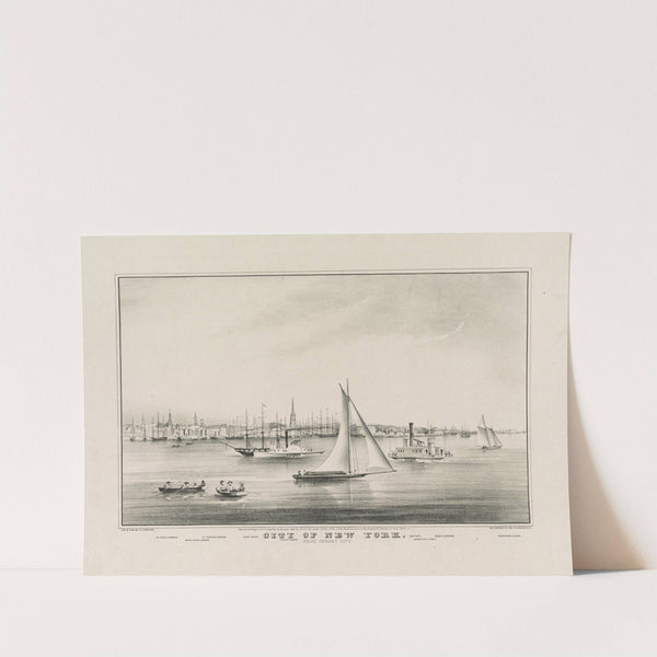 City of New York; From Jersey City (1849) by Currier & Ives.