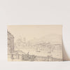 City of Verona and Church of San Giorgia looking to the left on the Bridge by Sir Charles D&#039;Oyly