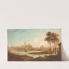 City on a river (1820s) by John Varley