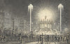 City Square with Fireworks